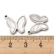 304 Stainless Steel Shell Charms STAS-L022-010P-3