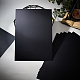 BENECREAT 8 Sheets A4 Black PVC Flexible Plastic Board Sheet Ideal for Signage AJEW-BC0001-74C-4