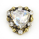 Cabochons Diamante de imitación de la aleación MRMJ-T012-11A-2