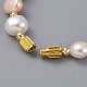 Cultured Freshwater Pearl Beaded Necklaces NJEW-JN02664-3