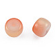 Cuisson de perles rondes plates en verre peint DGLA-T003-002-5