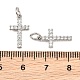 Messing micro pave klare zirkonia anhänger&nbsp;CU-CBA3D67-04P-3
