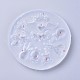 シリコンモールド  レジン型  UVレジン用  エポキシ樹脂ジュエリー作り  混合図形  ホワイト  82x10mm X-DIY-L026-068-2