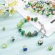Nbeads 54pcs perles européennes en strass de couleur et de style mélangés FPDL-NB0001-02F-5