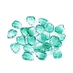 Two-Tone Transparent Glass Charms GLAA-H016-15Y-1