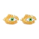 Серьги-гвоздики с пластиковыми глазами EJEW-Z029-01A-1