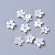 Guscio bianco naturale madreperla perle di conchiglia BSHE-L043-15-1