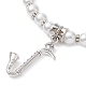 Perles de verre bracelets en perles extensibles BJEW-JB09696-05-3