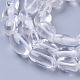Natürlichem Quarz-Kristall-Perlen Stränge G-P433-21-2