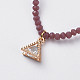 Triangle Alloy Pendants Necklaces NJEW-JN02563-03-2