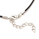Rack Plating Alloy Heart Pendant Necklaces Sets NJEW-B081-07B-6