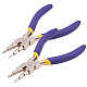 BENECREAT 2 Packs 6 in 1 Bail Making Pliers Wire Looping Forming Pliers with Non-slip Comfort Grip Handle for 3mm to 10mm Loops and Jump Rings PT-BC0002-17B-1