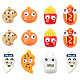 PandaHall 56pcs Friendship Necklace Best Friends Forever Food theme Cute Pendants for Kids Girls Jewelry Best Friends Birthday Necklaces Gifts KY-PH0007-24-1