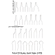 Conjunto de puntas de alambre de pirografía de aleación TOOL-PH0017-09P-2