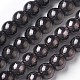Chapelets de perles en verre électroplaqué EGLA-R047-3mm-01-1