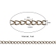 Latón retorcido cadenas CHC-CJ0001-24AB-2