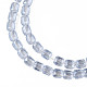 Placcare trasparente perle di vetro fili EGLA-N002-32-4
