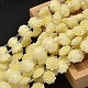 Dyed Flower Synthetic Coral Beads Strands CORA-O003-02C-1