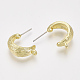 Accessoires de clous d'oreilles en alliage PALLOY-S125-034-1