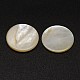 Flat Round Pearl Shell Cabochons BSHE-M021-26-2