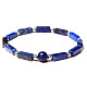 Bracelet extensible lapis lazuli naturel DP3019-9-1