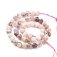 Round Natural Pink Opal Beads Strands G-K071-8mm-5