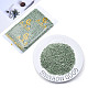 Cuentas de semillas de vidrio de colores opacos teñidos SEED-N004-007-02-2