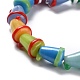 Abalorios de colores vario hechos a mano LAMP-F020-18-3