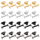 SUPERFINDINGS About 100 Sets Sewing Hooks and Eyes Closure Set 4 Colors Hook and Eye Latch Sewing Brass Hook and Bar Fasteners for Trousers Skirt Dress Bra Sewing DIY Craft FIND-FH0005-36-1
