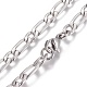 304 Stainless Steel Figaro Chain Bracelets BJEW-I274-03S-2