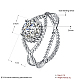 Moda 925 esterlina anillos de plata RJEW-BB18878-6-3