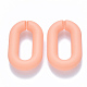 Opaque Spray Painted Acrylic Linking Rings OACR-S036-006A-I04-1