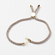 Création de bracelets à cordon torsadé en nylon MAK-K007-3