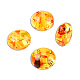 Perles d'ambre d'imitation de résine RESI-N034-02-C01-1