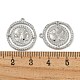 Подвески из латуни с прозрачным фианитом KK-N254-101P-3