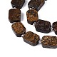 Natur Bronzit Perlen Stränge&nbsp;G-C098-A39-01-3