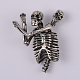 Menschliches skelett 304 edelstahl große anhänger STAS-F103-11-2