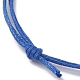 Bracelets de perles tressées en turquoise naturelle teinte BJEW-JB09870-4