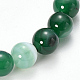 Bracelets extensibles avec perles en agate rayée naturelle/agate bandée BJEW-Q692-03G-2