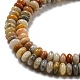 Chapelets de perles en agate fou naturel G-K343-C04-02-4