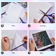 Olycraft 60 лист 6 стиля bopp пластиковые прозрачные голографические листы для ламинирования STIC-OC0001-12-4