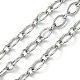 304 cadena de eslabones ovalados texturizados de acero inoxidable CHS-K018-02P-1