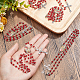 Collana di perle di rosario acrilico NJEW-PH01475-3