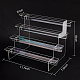 DELORIGIN 4-Tier Clear Acrylics Display Riser Shelf ODIS-WH0043-15B-2
