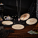 Ahademaker 4 pièces 4 style soleil et triple lune motif de déesse planche de pendule en bois DIY-GA0005-04B-4