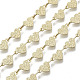 Brass Heart Link Chains CHC-N018-050-4