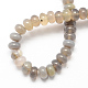 Natural Grey Agate Beads Strands G-S105-10mm-04-2