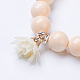Bracelets extensibles de perles en verre BJEW-F318-19S-2