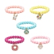 Bracelets pour enfants extensibles en perles acryliques BJEW-JB07782-1