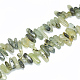 Chapelets de perles en préhnite naturelle G-S312-25-1